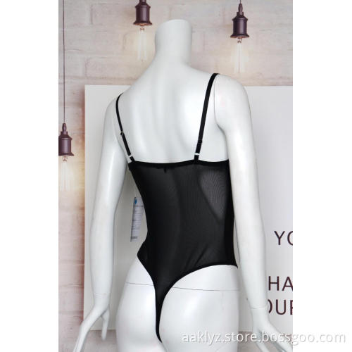 Women's Sexy Embroidered Mesh Jumpsuit
